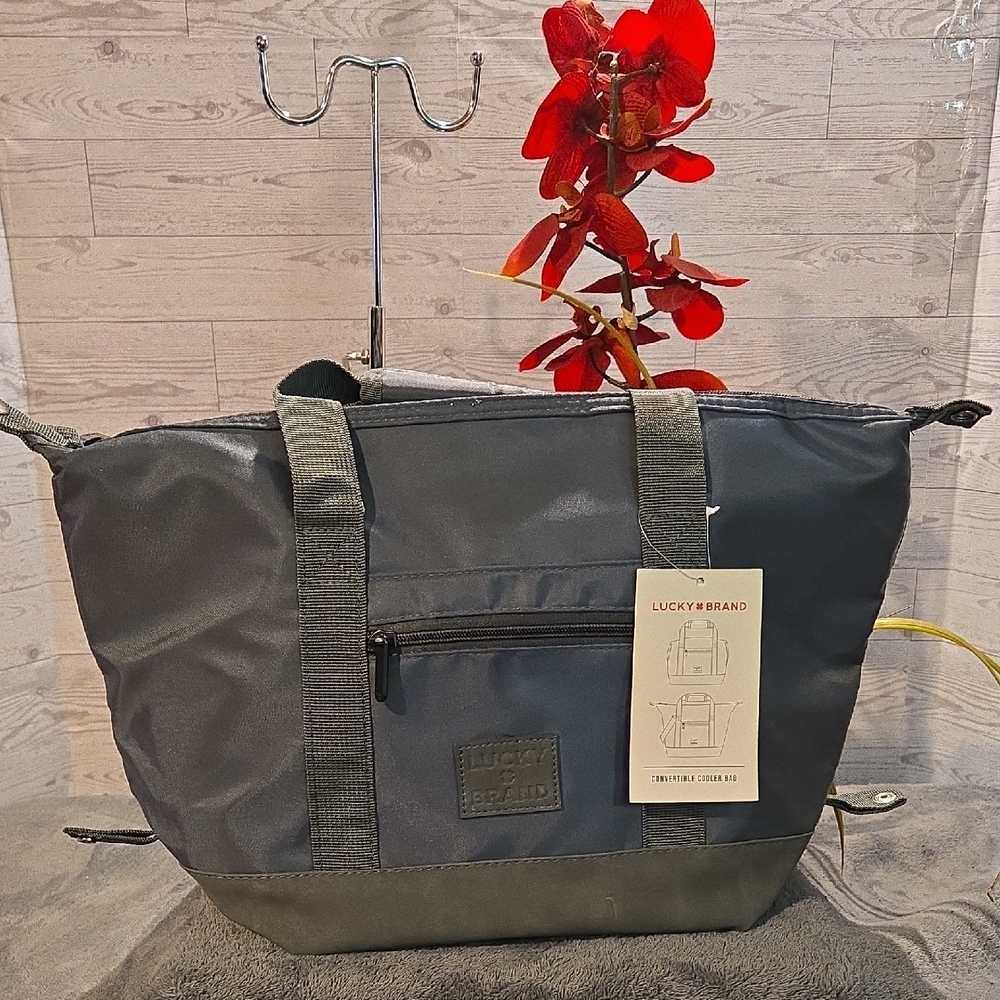 Lucky Brand Charcoal Convertible Cooler Bag